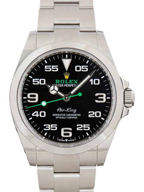 ROLEX Used Rolex Air-King Black Dial 126900 Stainless Steel Oyster