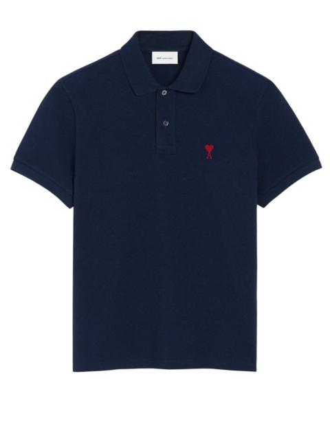 AMI Paris ORGANIC COTTON POLO SHIRT