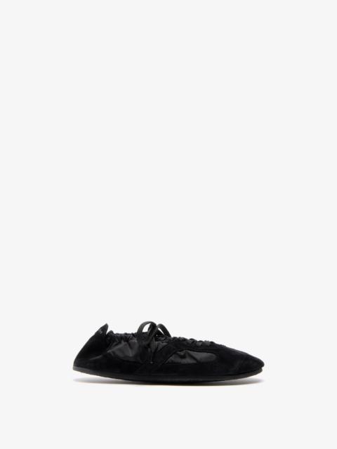 Proenza Schouler Soft Track Sneakers in Nylon Calfsuede