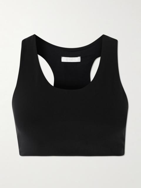 ERES Marie-josé Cutout Embroidered Stretch-jersey Sports Bra