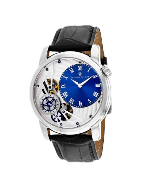 Other Designers Christian Van Sant Sprocket Auto-Quartz Blue Dial Men's Watch CV1542