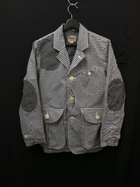 Other Designers Japanese Brand - Houston Union Made Classic Checked Cargo Pockets Coat Rockabilly Vintage