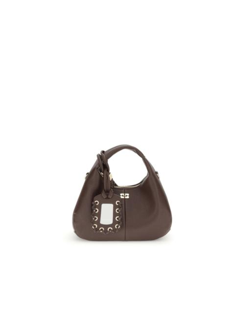 GANNI Ganni Hobo Mini Grained