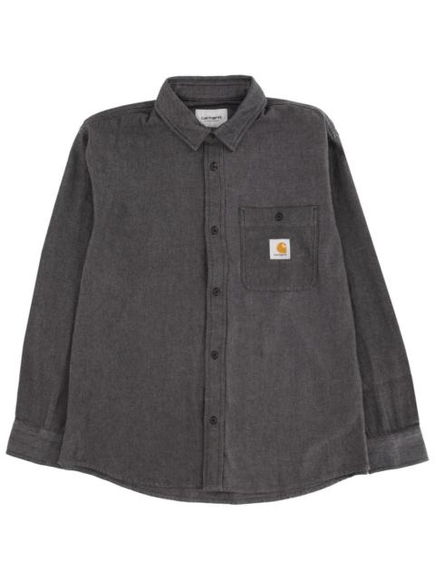 Carhartt COTTON EDGAR SHIRT WITH LOGO PATCH