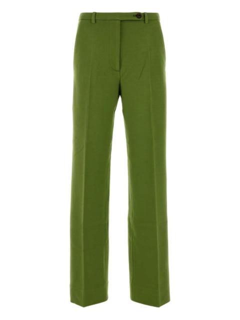 Miu Miu logo-patch trousers