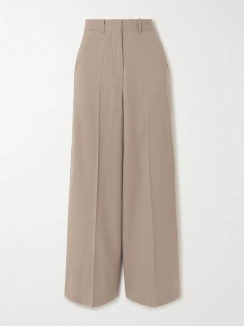 JOSEPH Alana Wool-blend Twill Wide-leg Pants