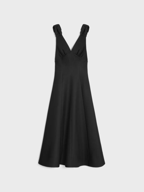 CELINE dress IN wool and silk cady