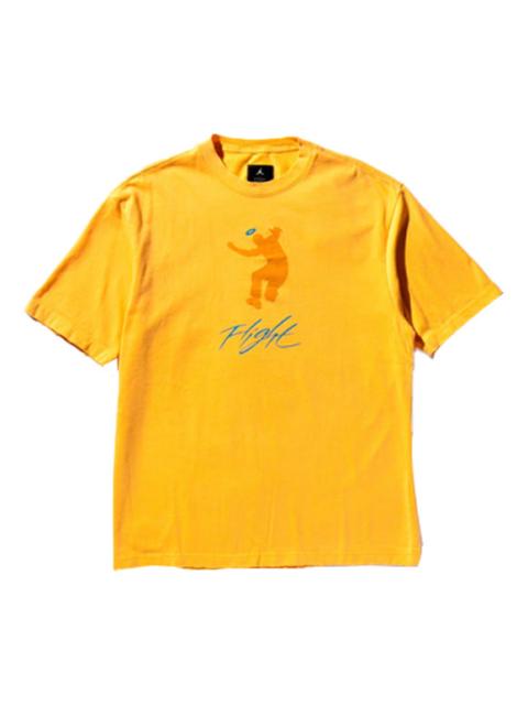 Jordan Air Jordan x Union Crossover Solid Color Character Alphabet Printing Round Neck Short Sleeve Asia Ed