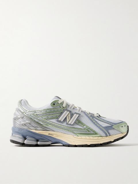 New Balance 1906r Metallic Leather-trimmed Mesh And Suede Sneakers