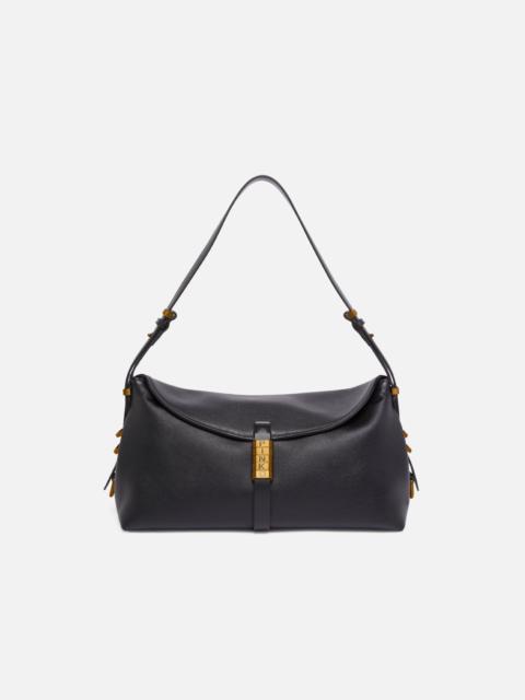 PINKO MEDIUM LEATHER SADDLE BAG SHOULDER BAG