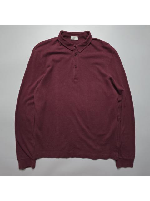 Dior Homme - Embroidered Logo Pique LS Polo