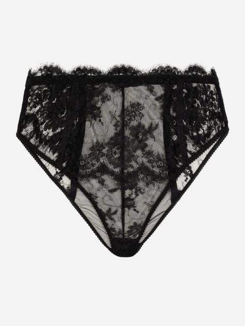 Dolce & Gabbana High-waisted lace briefs