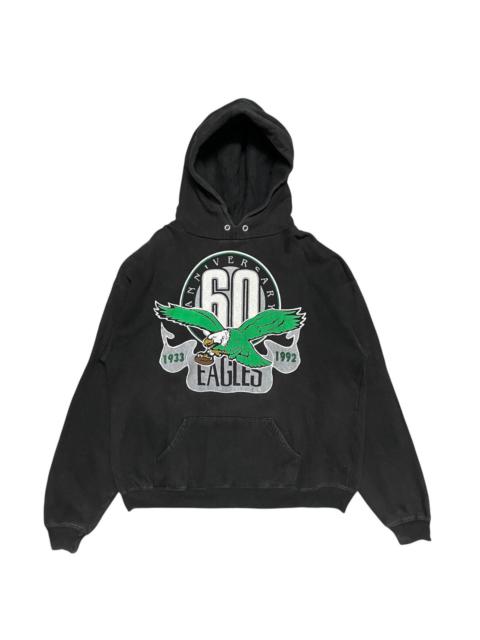 Vintage 90 Philadelphia Eagles 60th Anniversary Hoodie