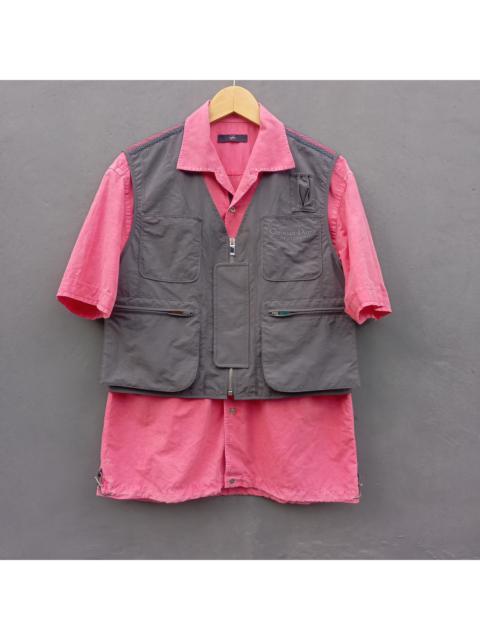 Christian Dior Monsieur - RARE christian DIOR couture tactical mesh vest