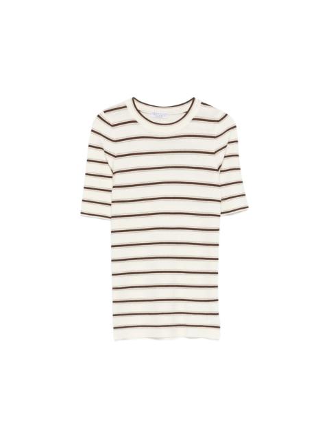 Brunello Cucinelli Brunello Cucinelli Neutrals Tops - T-Shirts & Jerseys Women