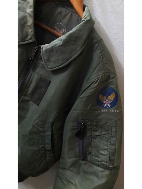 Other Designers Vintage 80s Air force Fly Bomber Jacket Talon Zipper