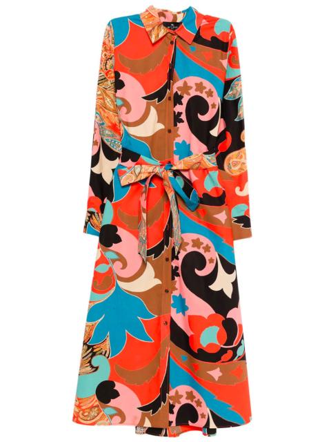 Etro Etro Women Midi Dress With Belt