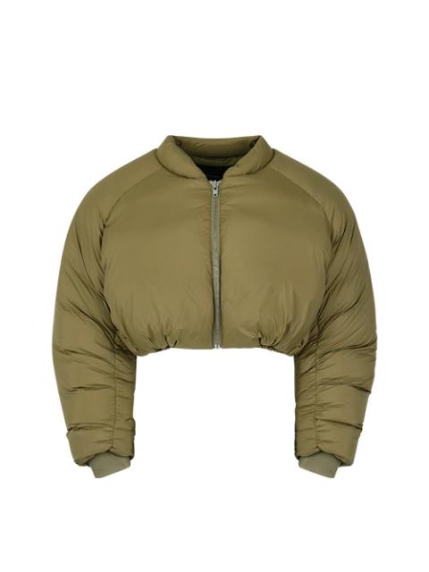 entire studios CROPPED PILLOW BOMBER CAMEL