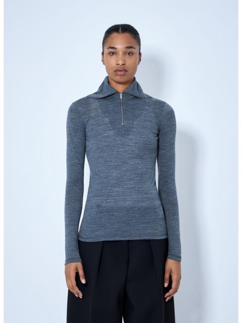 Jil Sander Jil Sander Women Quarter-Zip Long Sleeve Top