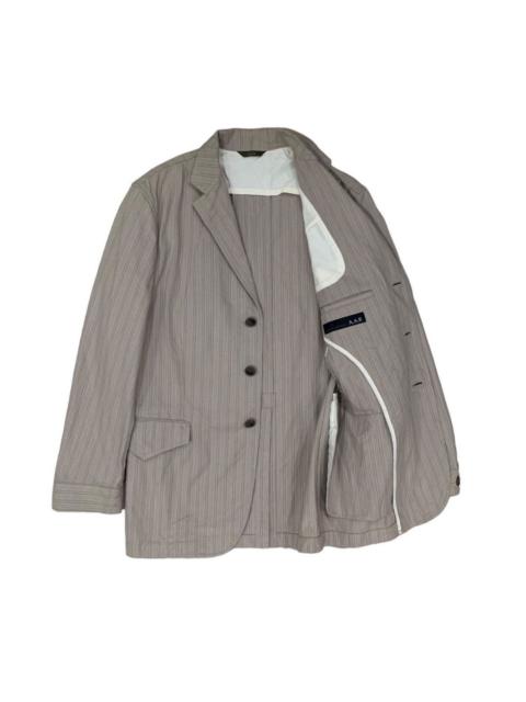 Yohji Yamamoto 🔥Against All Risk Yohji Yamamoto Striped Button Jacket