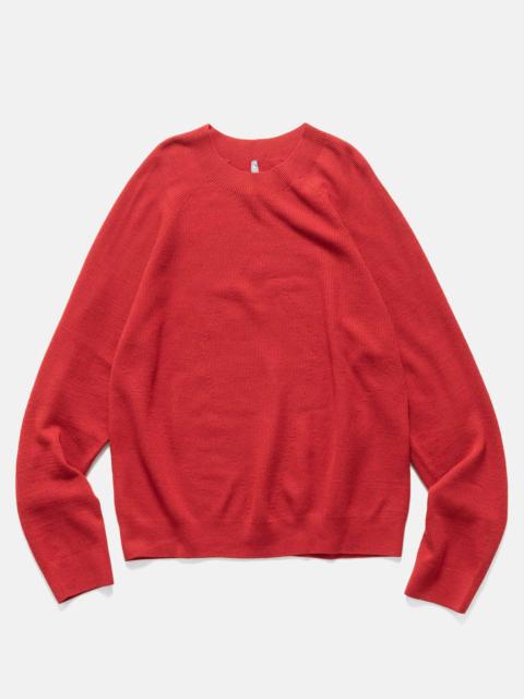 Veilance Conic Wool Midlayer Carmine