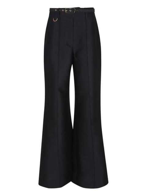 Zimmermann Hypnotic Flare Pant in Black