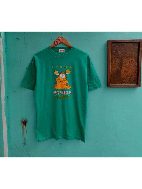 Other Designers Cartoon Network - 💥 Vintage Garfield Libra Zodiac Edition Cartoon T-shirt