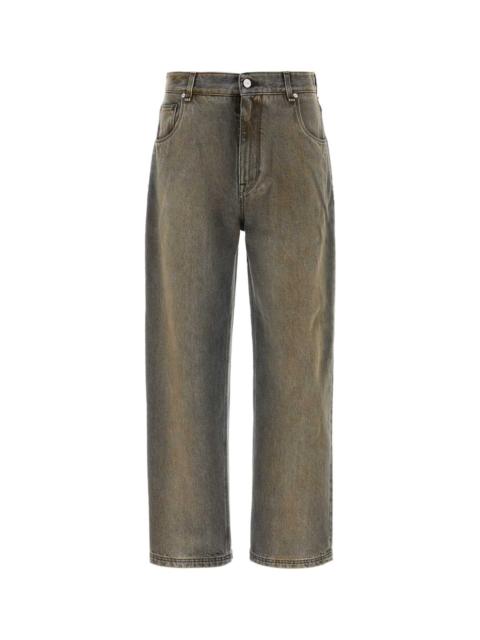FENDI Fendi Men Dark Grey Denim Jeans