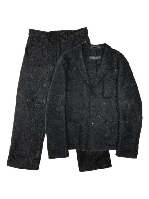 AW95 Oversized Pressed Wool Felt Suit