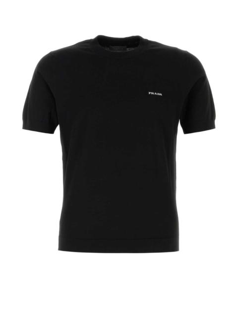 Prada Prada Men Black Cotton Sweater