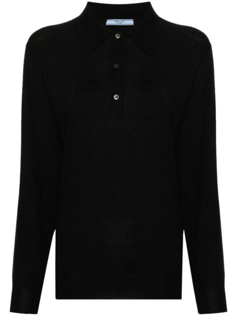 Prada Prada Women Cashmere Polo Shirt