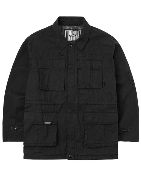 EVISU EVISUKURO Embroidery and Bio-washed Relax Fit Jacket