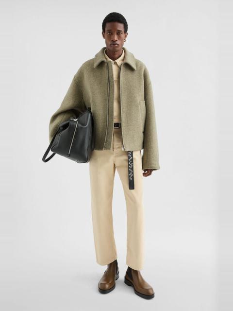 Jil Sander Wool Gabardine Padded Blouson
