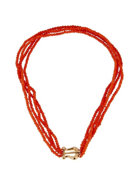 Tiffany & Co. Tiffany & Co. 18K Coral Paloma Picasso Necklace (Authentic Pre-Loved)