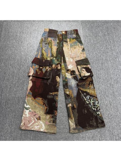 Louis Vuitton Louis Vuitton Oil Painting Portrait Work Pants