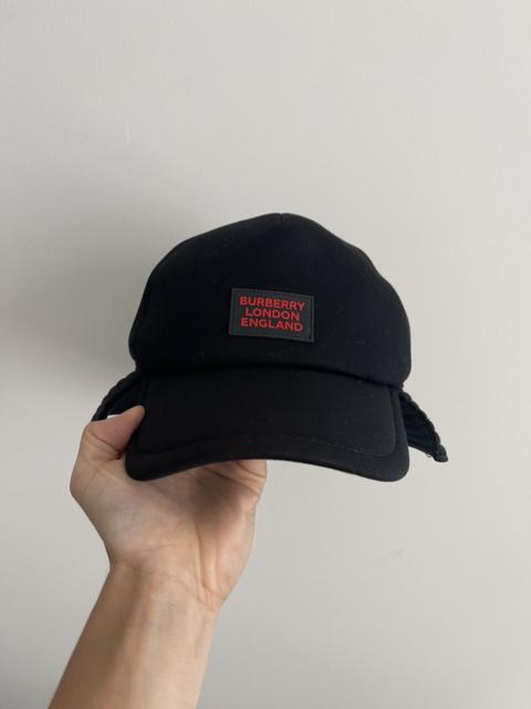 STEAL! Burberry Logo Appliqué Reconstructed Baseball Hat