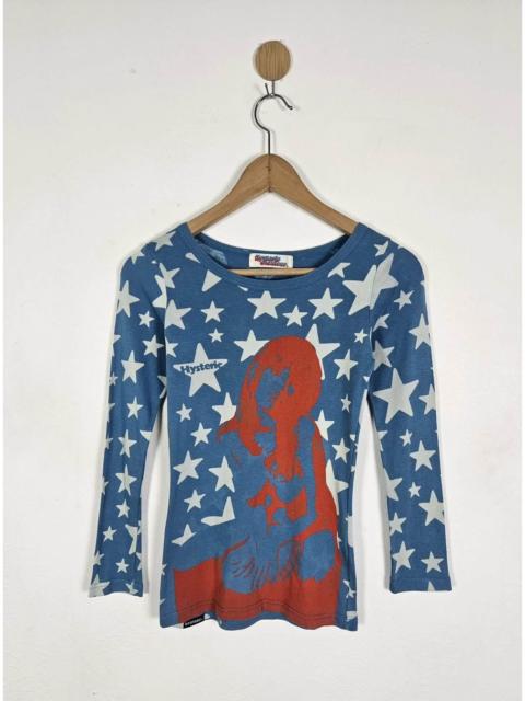 Hysteric Glamour Hysteric Glamour star girl tee shirt