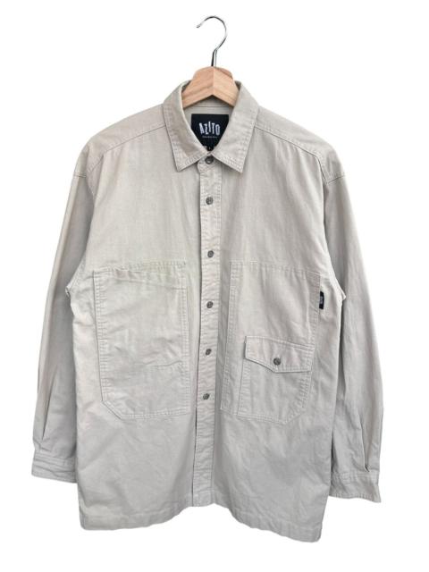 Universal Works Azito Daily Workwear Overshirt w/ "Double Knee" Style Pocket