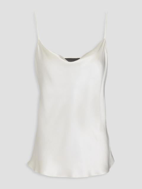 NILI LOTAN Joris draped silk-satin camisole