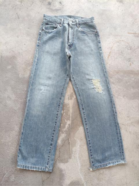 Other Designers Japanese Brand - Vintage Bobson 511 Baggy Jean Distressed Faded Denim
