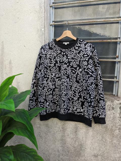 Other Designers Rare - 🔥 BEST OFFER 🔥 Browny X Keith Haring Overprint Crewneck