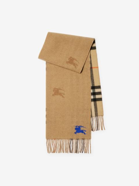 Burberry Reversible EKD Check Cashmere Scarf