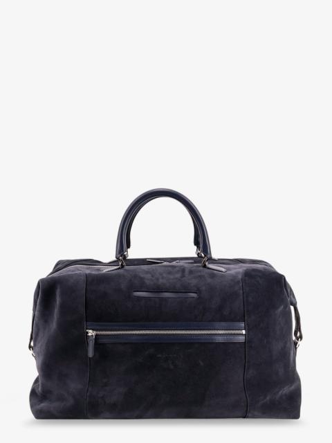 Other Designers Kiton Ciro Paone Suede Weekend Travel Bag