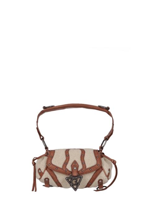 GUESS USA MINI CLAUDIA FUR BAG / WHT