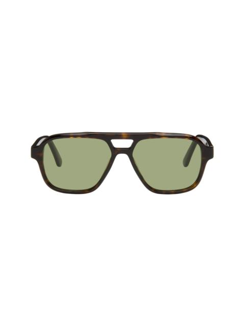 RETROSUPERFUTURE Brown Maneval Sunglasses