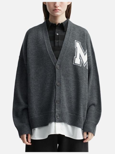 MM6 Maison Margiela TWO-IN-ONE KNIT CARDIGAN