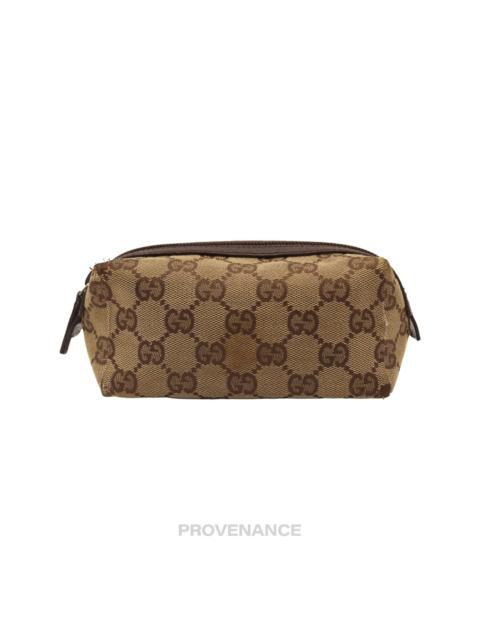 GUCCI Gucci Cosmetic Pouch - Brown GG Canvas