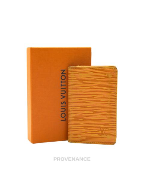 Louis Vuitton Louis Vuitton Pocket Organizer Wallet - Tassil Yellow Epi Leather