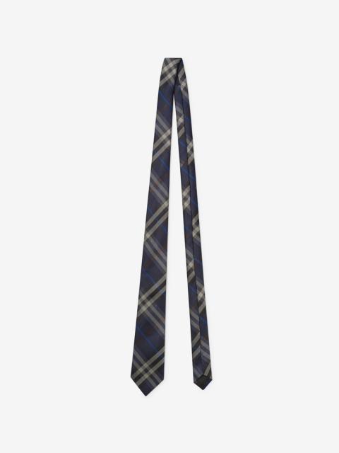 Burberry Check Silk Tie