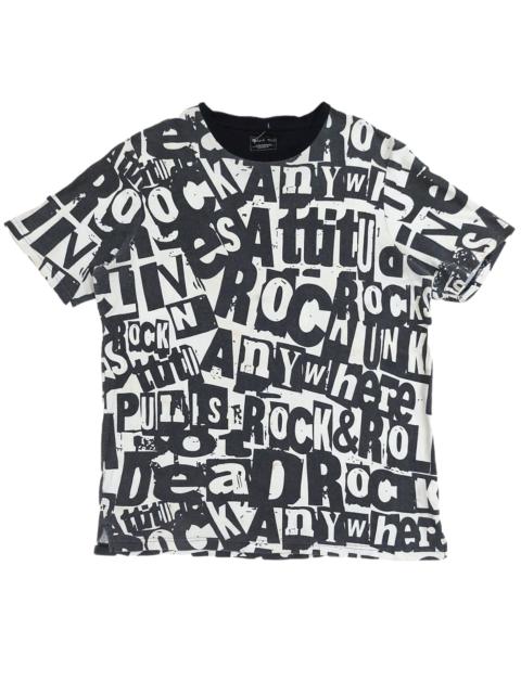 Japanese Brand - RARE! SPLASH PUNK COLLAGE SEDITIONARIES OVERPRINT